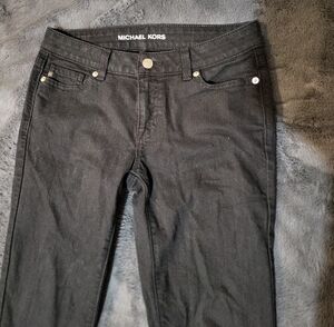 Michael Kors Women's Dark Charcoal Skinny Jeans